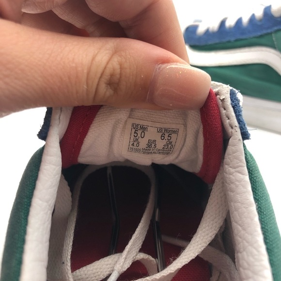 Vans multicolor sneakers womens size 6.5 - Picture 7 of 9